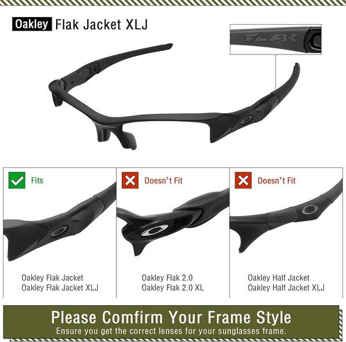 OSharp Performance Replacement Lenses for Oakley Flak Jacket XLJ Sunglasses in Kuwait