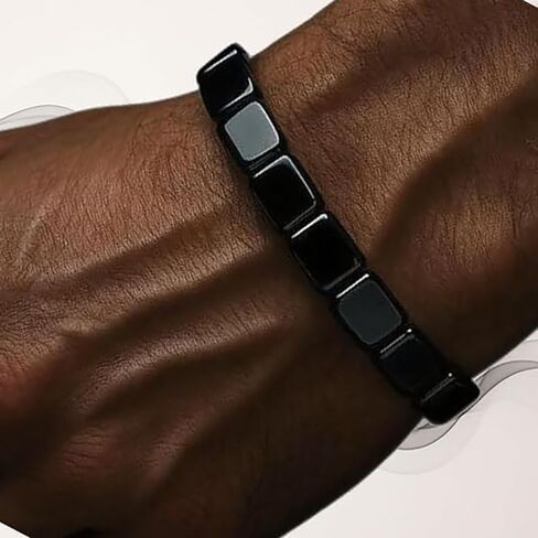 2025 جديد Hemios الهيماتيت سوار للنساء، استعادة الحافة والثقة الخاصة بك بشكل طبيعي حجر الهيماتيت مطرز تمتد شفاء أساور الحد الأدنى نمط ملهمة هدية مجوهرات in Kuwait