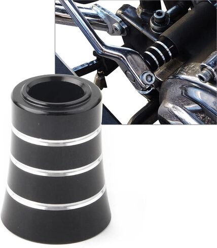 FSFY Shifter Shaft Cap Cover Heel Shift Eliminator Aluminium Black for Harley Touring Electra Road Street Glides FL 1980-2019 in Saudi Arabia