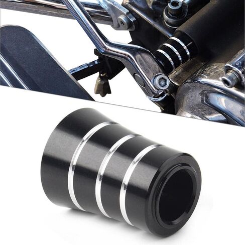 FSFY Shifter Shaft Cap Cover Heel Shift Eliminator Aluminium Black for Harley Touring Electra Road Street Glides FL 1980-2019 in Saudi Arabia