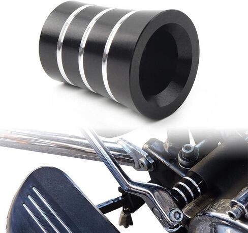 FSFY Shifter Shaft Cap Cover Heel Shift Eliminator Aluminium Black for Harley Touring Electra Road Street Glides FL 1980-2019 in Saudi Arabia