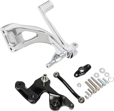 TCT-MOTORPARTS Chrome Mid Controls Brake Side Set Fit for Harley Sport Glide Fat Bob Softail FLSB FXFB FXFBS FXDRS 2018-2024 in Saudi Arabia
