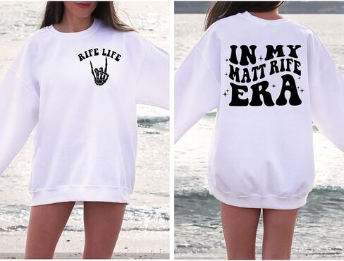 Matt Rife Era Front and Back Print Sweatshirt Unisex in Saudi Arabia