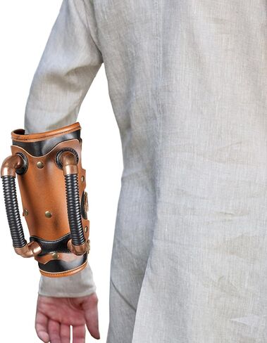 Larswon Adults Arm Guard - Synthetic Leather Bracer Arm Bracer Renaissance Armor Leather Gauntlet Medieval Leather Armband in Saudi Arabia