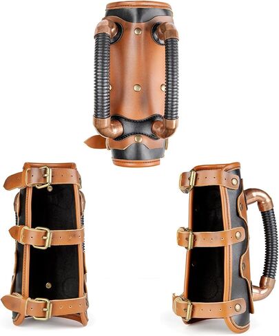 Larswon Adults Arm Guard - Synthetic Leather Bracer Arm Bracer Renaissance Armor Leather Gauntlet Medieval Leather Armband in Saudi Arabia