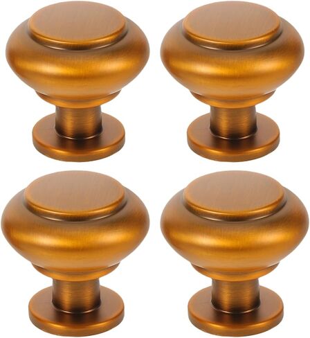 Amosfun 4pcs Cabinet Handles Modern Drawer Pulls Zinc Alloy Dresser Knobs for Wardrobe Doors Kitchen Cupboards Easy Installation Style A in Saudi Arabia