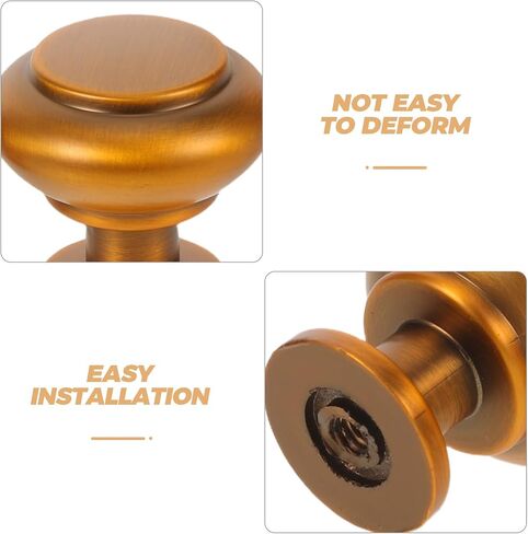 Amosfun 4pcs Cabinet Handles Modern Drawer Pulls Zinc Alloy Dresser Knobs for Wardrobe Doors Kitchen Cupboards Easy Installation Style A in Saudi Arabia