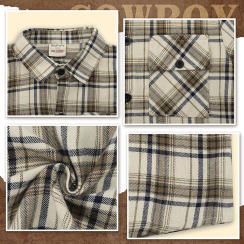 Boys' Button-Down Shirts Cowboy Western Plaid Long Sleeve with Bandana for Toddler Kids Outfit in Saudi Arabia