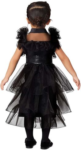 Spirit Halloween Toddler Wednesday Addams Rave N' Dance Dress Costume in Saudi Arabia