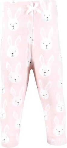 Hudson Baby Infant Girl Cotton Pants and Leggings, Valentine Hearts, 3T in Kuwait
