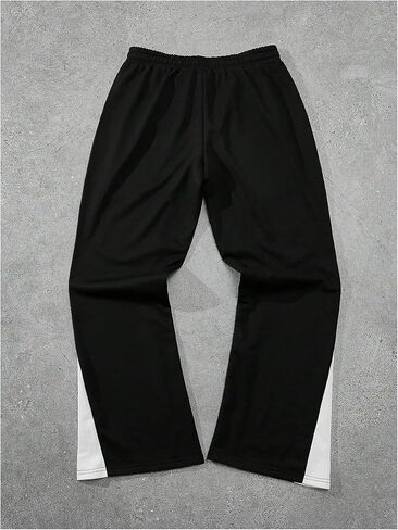 GORGLITTER Men's Star Graphic Flared Sweatpants Y2k Drawstring Elastic Waist Flare Leg Jogger Pants in Saudi Arabia