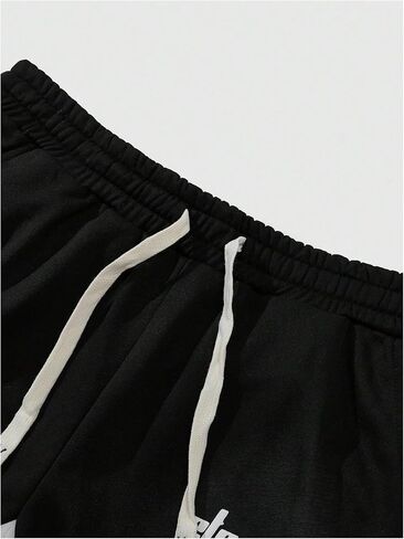 GORGLITTER Men's Star Graphic Flared Sweatpants Y2k Drawstring Elastic Waist Flare Leg Jogger Pants in Saudi Arabia