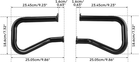 Green-L Saddlebag Guard Fit for Harley Street Bob Low Rider S ST 2025 Sport Glide 2018-2024 Saddle Bag Support Rail Crash Bar Protector in Saudi Arabia