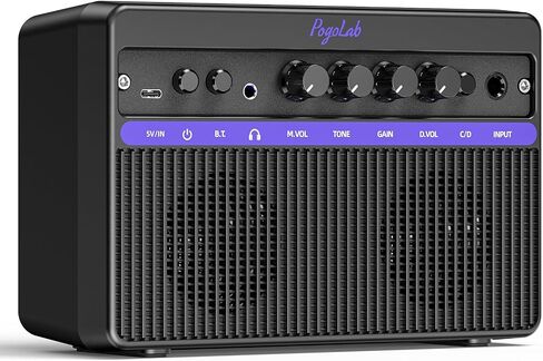 Mini Guitar Amp 10W, Rechargeable Guitar Amp for Electric Guitar, Bluetooth Guitar Amp with Clean Overdrive Tone for Practice in Saudi Arabia
