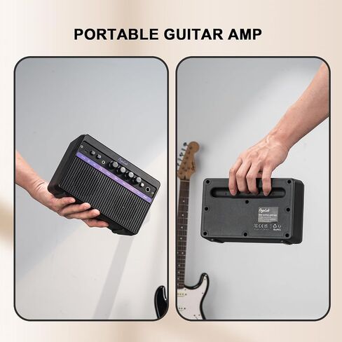 Mini Guitar Amp 10W, Rechargeable Guitar Amp for Electric Guitar, Bluetooth Guitar Amp with Clean Overdrive Tone for Practice in Saudi Arabia