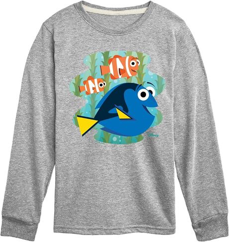 Disney Finding Dory - Dory, Nemo, & Marlin - Toddler & Youth Long Sleeve Graphic T-Shirt in Saudi Arabia
