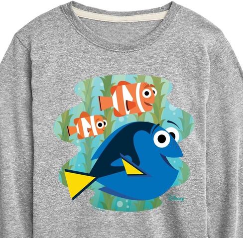 Disney Finding Dory - Dory, Nemo, & Marlin - Toddler & Youth Long Sleeve Graphic T-Shirt in Saudi Arabia