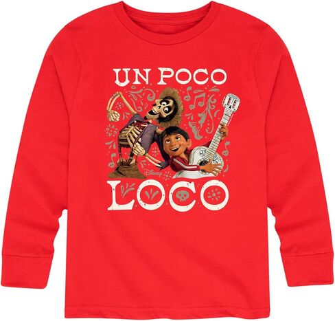 Disney Coco - Un Poco Loco - Toddler and Youth Long Sleeve Graphic T-Shirt in Saudi Arabia