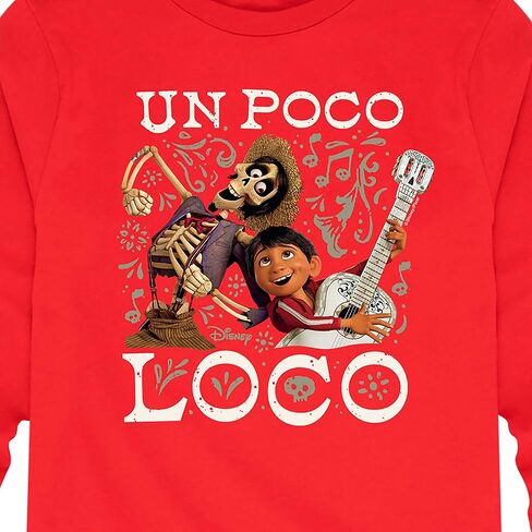 Disney Coco - Un Poco Loco - Toddler and Youth Long Sleeve Graphic T-Shirt in Saudi Arabia
