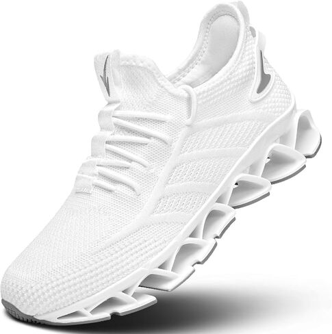 Men's Breathable Walking Shoes Non Slip Casual Sport Tennis Running Shoes Athletic Gym Blade Fashion Sneakers in Saudi Arabia
