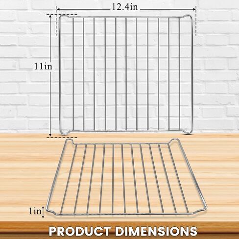 Replacement Air Fryer cooling rack for Cuisinart TOA-95 Air Fryer Convection Toaster Oven, 14.5''*11.7'' Air Fryer Stainless Steel Wire Rack Basket Tray Accessories Parts, Dishwasher Safes in Kuwait