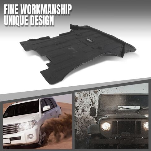 G-PLUS تحت غطاء المحرك Splash Rust Shield متوافق مع BMW X3 sDrive 2011 2012 2013 2014 2015 2016 2017 51757213662، 51-75-7-213-662، 51757378820 أسود in Saudi Arabia