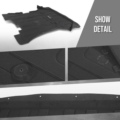 G-PLUS تحت غطاء المحرك Splash Rust Shield متوافق مع BMW X3 sDrive 2011 2012 2013 2014 2015 2016 2017 51757213662، 51-75-7-213-662، 51757378820 أسود in Saudi Arabia