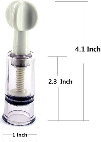 Body Vacuum Suction Cup Breastfeeding Mother and Women for Nipp.le Flat Shy and Inverted Nippl.ES Cups (4 Cup) in Saudi Arabia