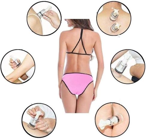 Body Vacuum Suction Cup Breastfeeding Mother and Women for Nipp.le Flat Shy and Inverted Nippl.ES Cups (4 Cup) in Saudi Arabia