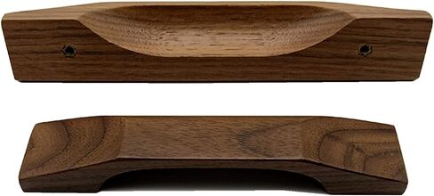 Wood Drawer Knobs Pulls Handles, Wooden Handles Pull,2 pcs Pulls Walnut Wardrobe Handle with Mounting Screws Drawer Pull in Saudi Arabia
