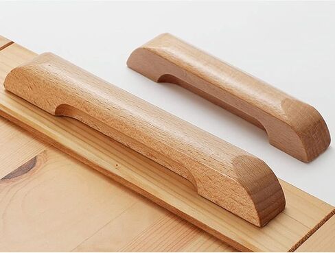 Wood Drawer Knobs Pulls Handles, Wooden Handles Pull,Drawer Handle Pull,4 Pcs Bow Shaped Closet Handles with Screws in Saudi Arabia