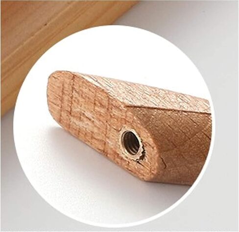 Wood Drawer Knobs Pulls Handles, Wooden Handles Pull,6 pcs Wardrobe Pulls Bow Shaped Handle Log Drawer Handle Pull in Saudi Arabia