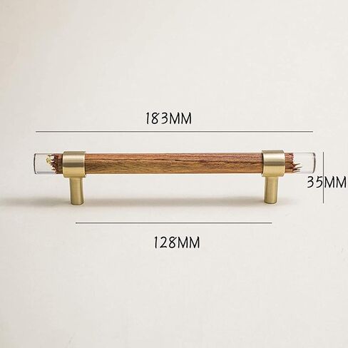 Wood Drawer Knobs Pulls Handles, Wooden Handles Pulls,Drawer Handle Pull,2 pcs Knobs T Bar Cupboard Handles in Saudi Arabia