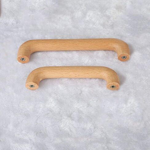 Wood Drawer Knobs Pulls Handles, Wooden Handles Pull,Drawer Handle,4 pcs Wood Wardrobe Pulls Bow Shaped Log Handle in Saudi Arabia