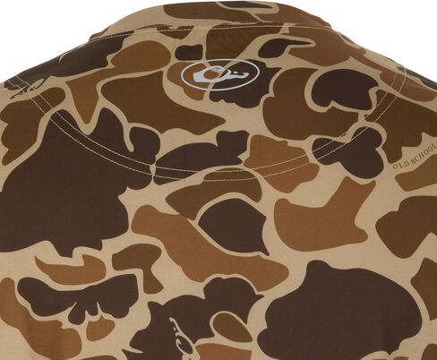 تي شيرت Drake Waterfowl للشباب للجنسين EST Camo Performance DW1905 للاستخدام الخارجي بعامل حماية من أشعة الشمس 50+ خفيف الوزن وأكمام طويلة in Saudi Arabia