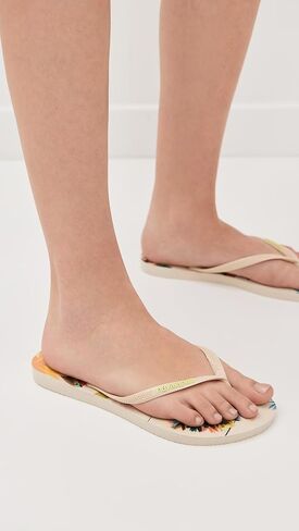 Havaianas Women Slim Animal Floral Fusion Flip Flops - Spring and Summer Pool Sandals for Women in Kuwait