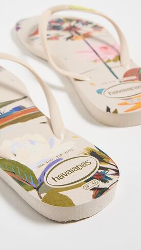 Havaianas Women Slim Animal Floral Fusion Flip Flops - Spring and Summer Pool Sandals for Women in Kuwait