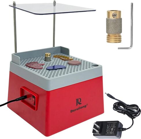 Stained Glass Grinder,Mini Portable Stained Grinder Diamond Glass Art Grinding Tool with 5/8" Diamond Grinder Bit in Saudi Arabia
