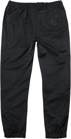 Match Men's Tapered Casual Pants Mid Rise with Drawstring Waist Elastic Cuffs in Saudi Arabia