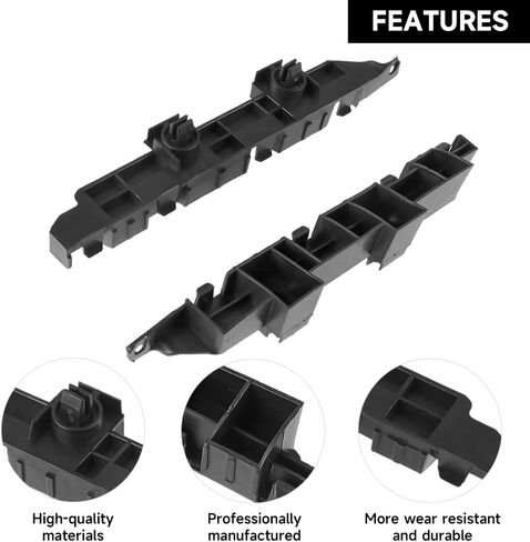 1 Pair Left and Right Side Front Bumper Bracket Bumper Retainer Support - Compatible for Honda Accord 2.4L L4 - Gas, 3.0L V6 - Gas 2003-2005 - Replace Part 71193-SDA-A01, 71198-SDA-A01 in Saudi Arabia