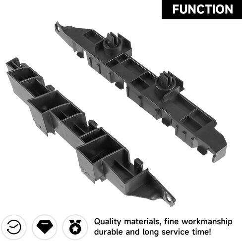 1 Pair Left and Right Side Front Bumper Bracket Bumper Retainer Support - Compatible for Honda Accord 2.4L L4 - Gas, 3.0L V6 - Gas 2003-2005 - Replace Part 71193-SDA-A01, 71198-SDA-A01 in Saudi Arabia
