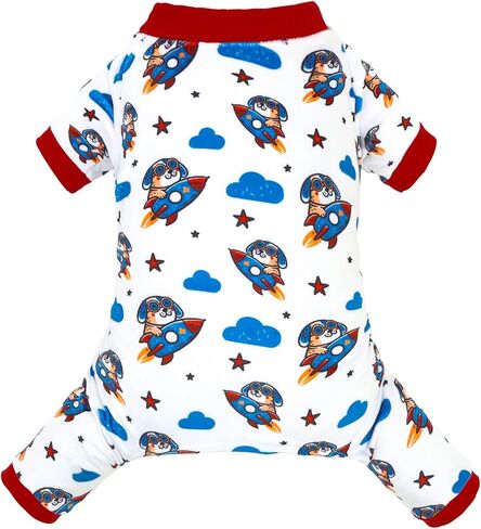 ملابس بيجامات للهالوين مصنوعة من الصوف للكلب من CuteBone ملابس الجرو جامي ملابس الحيوانات الأليفة والقطط لتشيهواهوا يوركي فرينشيز P311M in Kuwait