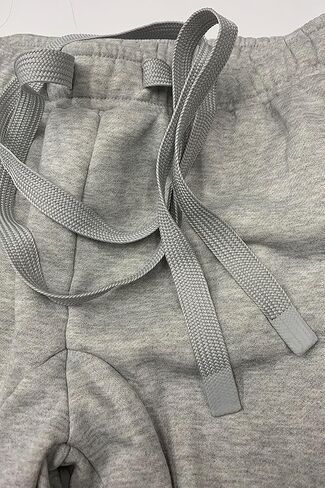 WEIV GEAR Mens Fleece Stacked Sweatpants Casual Lounge Joggers Cotton Pants Drawstring Elastic Waist Ankle Toggle Active in Saudi Arabia
