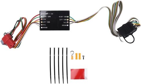 7422447047067 Compatible with 2005-2006 Chevy Equinox / 2006 Pontiac Torrent Trailer Hitch 4 Way Flat Wiring Harness T-Connector in Kuwait