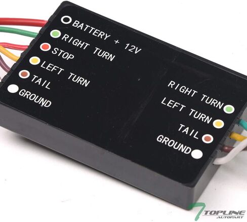 7422447047067 Compatible with 2005-2006 Chevy Equinox / 2006 Pontiac Torrent Trailer Hitch 4 Way Flat Wiring Harness T-Connector in Kuwait