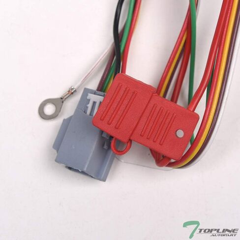 7422447047067 Compatible with 2005-2006 Chevy Equinox / 2006 Pontiac Torrent Trailer Hitch 4 Way Flat Wiring Harness T-Connector in Kuwait