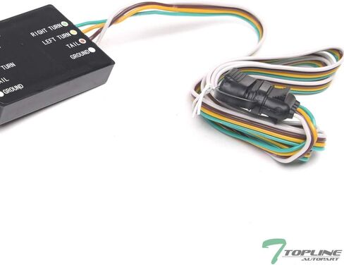 7422447047067 Compatible with 2005-2006 Chevy Equinox / 2006 Pontiac Torrent Trailer Hitch 4 Way Flat Wiring Harness T-Connector in Kuwait