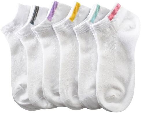 6 pairs of sports socks, soft and lightweight low-cut socks in Saudi Arabia