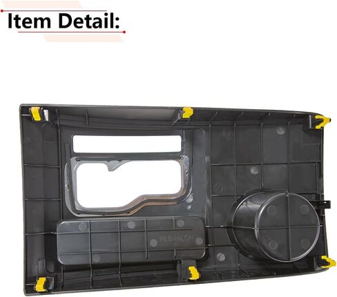 RLB-HILON Black Center Console Shifter Bezel Gear Shift Panel Cover Cup Holder Trim Compatible with Toyota Tacoma 2005-2015 in Saudi Arabia