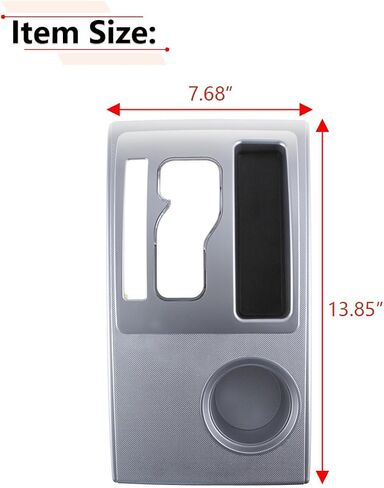 RLB-HILON Black Center Console Shifter Bezel Gear Shift Panel Cover Cup Holder Trim Compatible with Toyota Tacoma 2005-2015 in Saudi Arabia